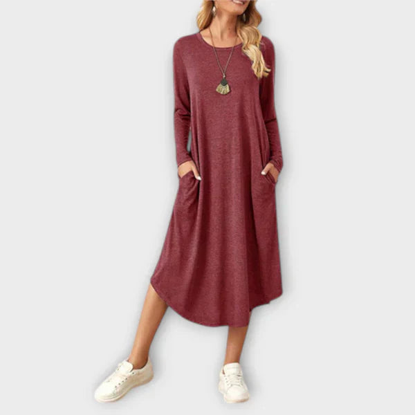 Long-sleeved winter dress