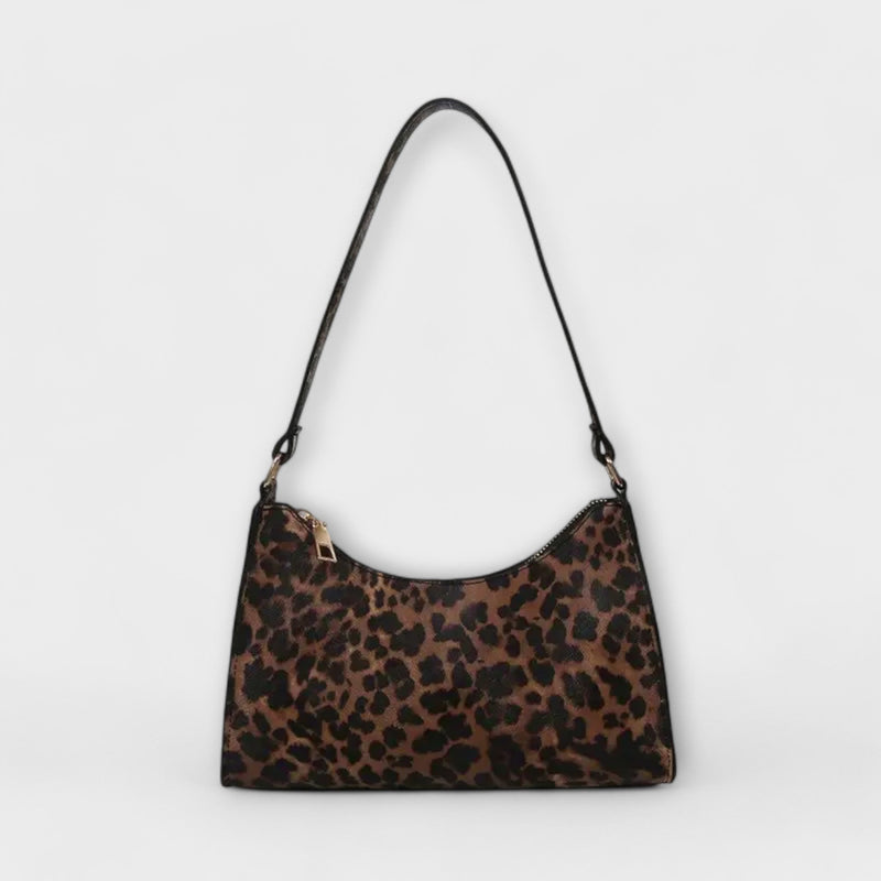 Flair. - French style leopard print shoulder bag.