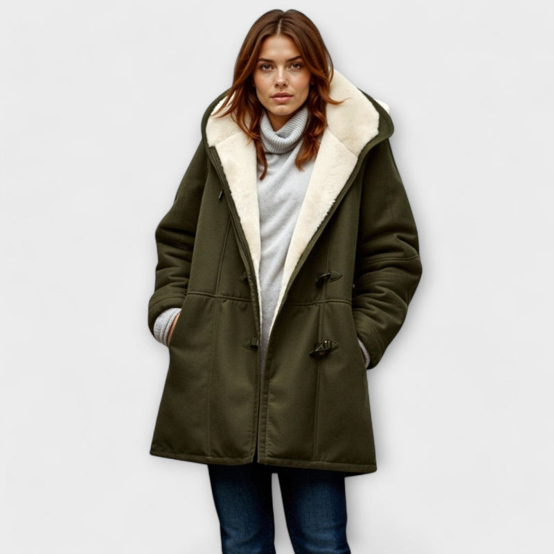 Antonia - Cozy coat with fur lining