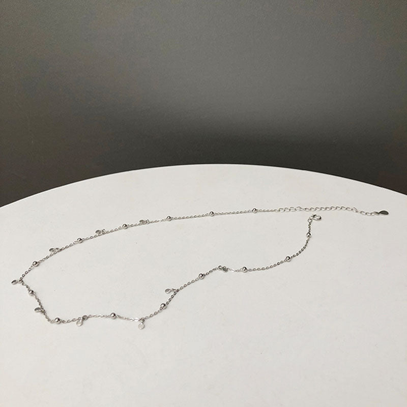 Silver Drip Necklace