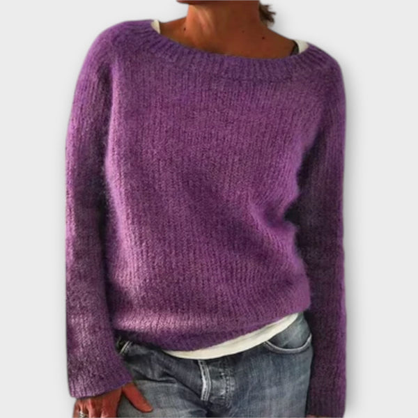 Regine - One-color knit sweater