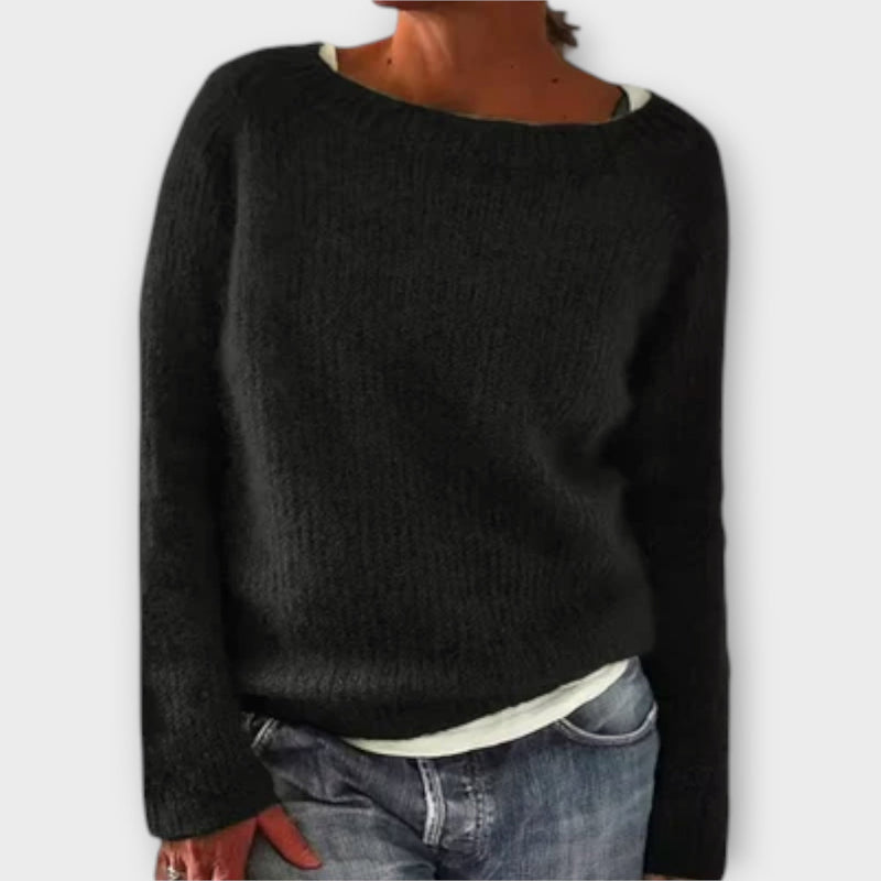 Regine - One-color knit sweater