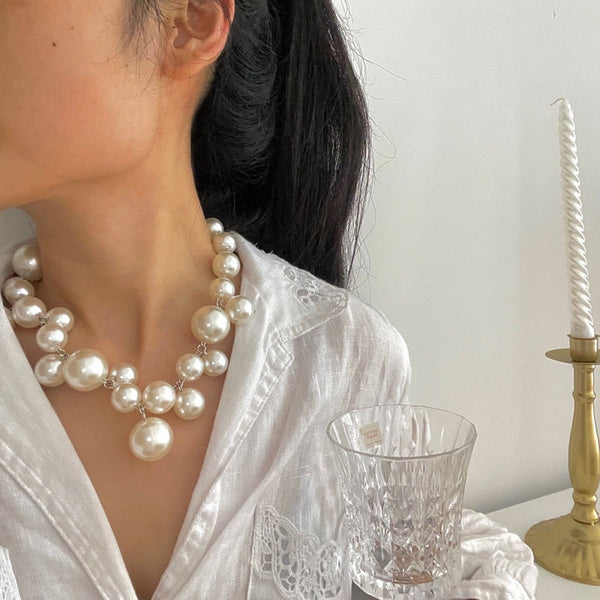 Breathtaking pearl necklace