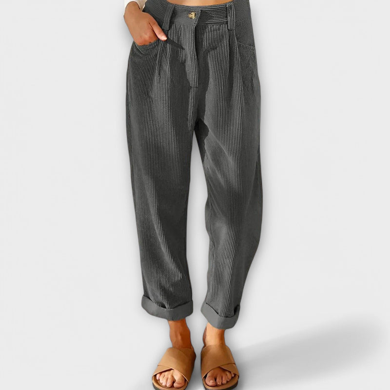 Jana - Modern corduroy pants