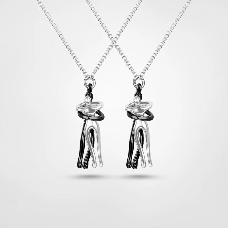 Couple - Hugging necklace