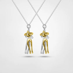 Couple - Hugging necklace