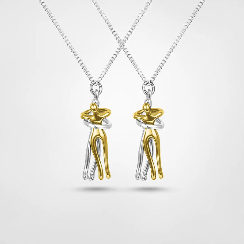 Couple - Hugging necklace