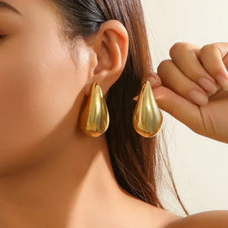 Elle - Large drop earrings