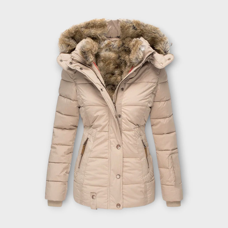 Emina - Cozy jacket with fur lining