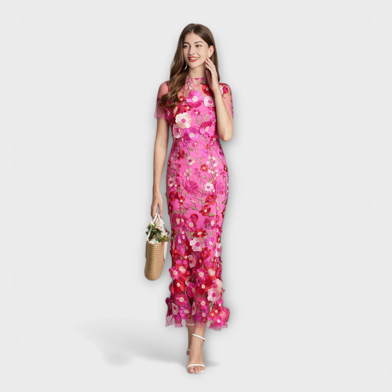 Jessica's Floral Finesse Dress