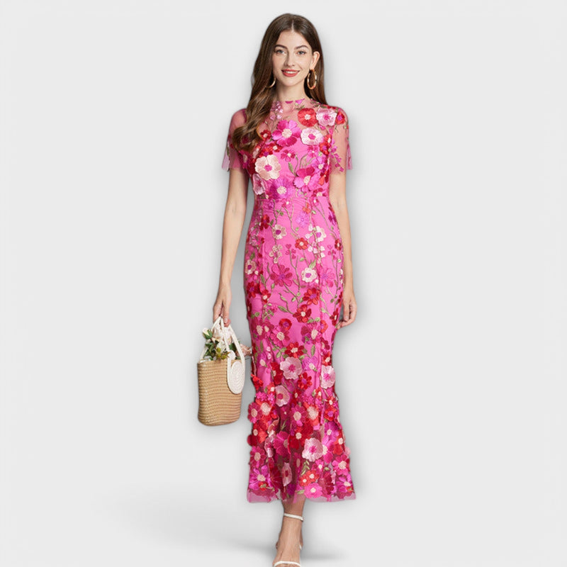 Jessica's Floral Finesse Dress