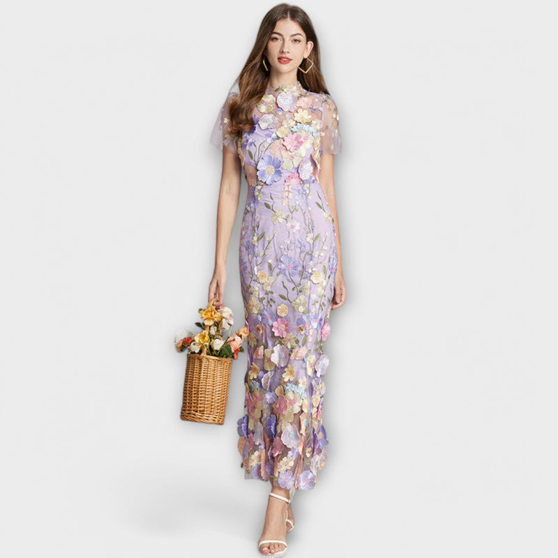 Jessica's Floral Finesse Dress