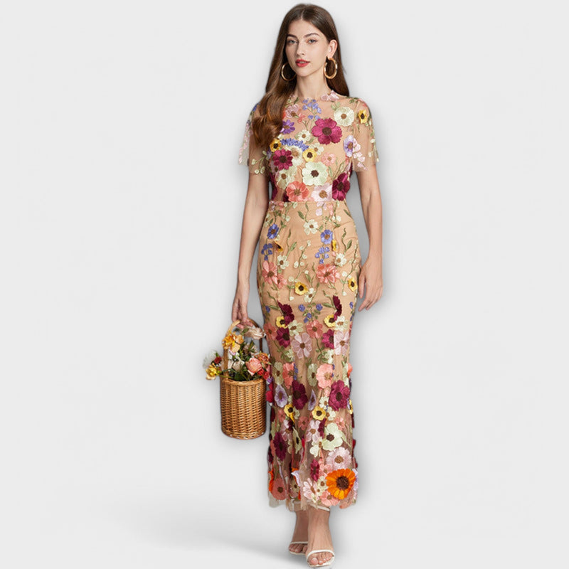 Jessica's Floral Finesse Dress