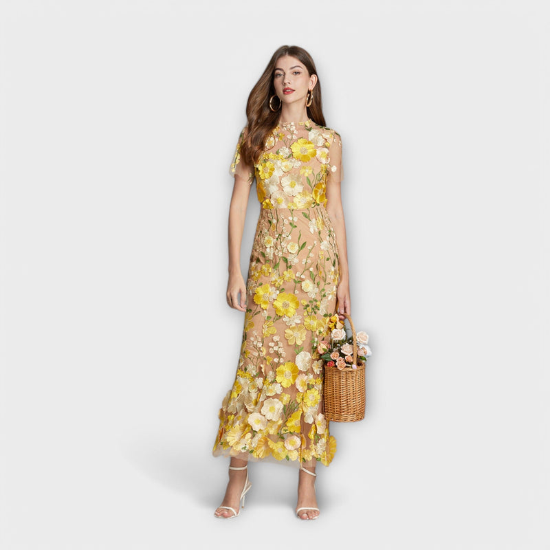 Jessica's Floral Finesse Dress