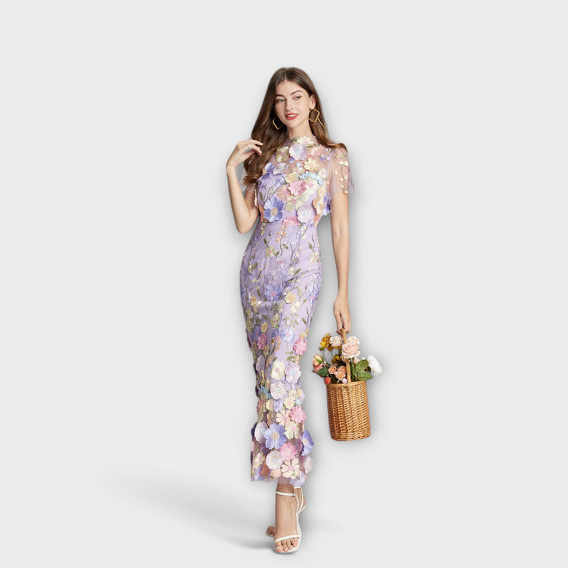 Jessica's Floral Finesse Dress