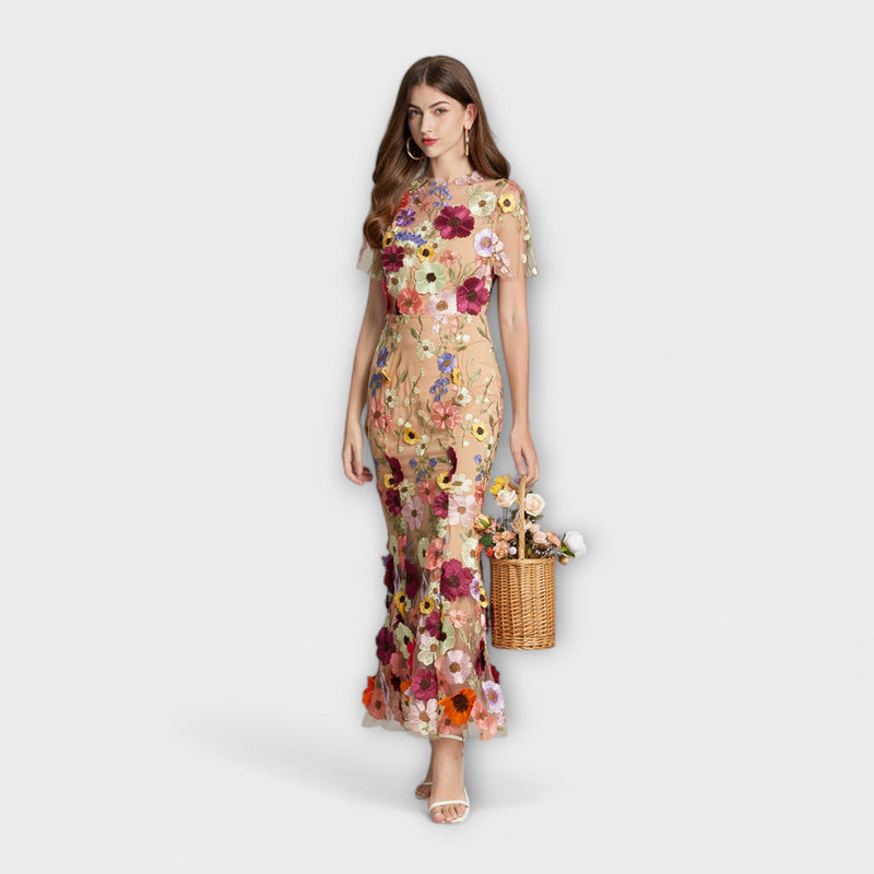 Jessica's Floral Finesse Dress