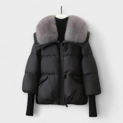 Lucyna - Elegant jacket with fur lining