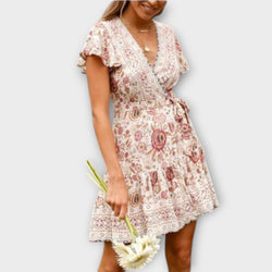 Amina - Short boho dress