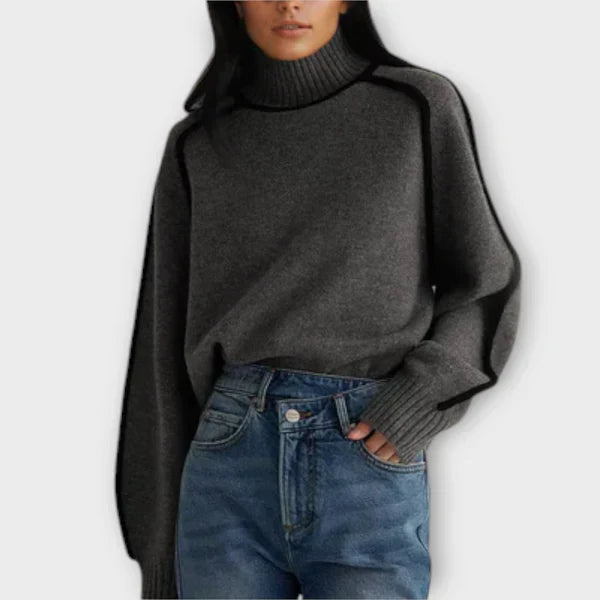 Emilie - Soft and elegant turtleneck sweater