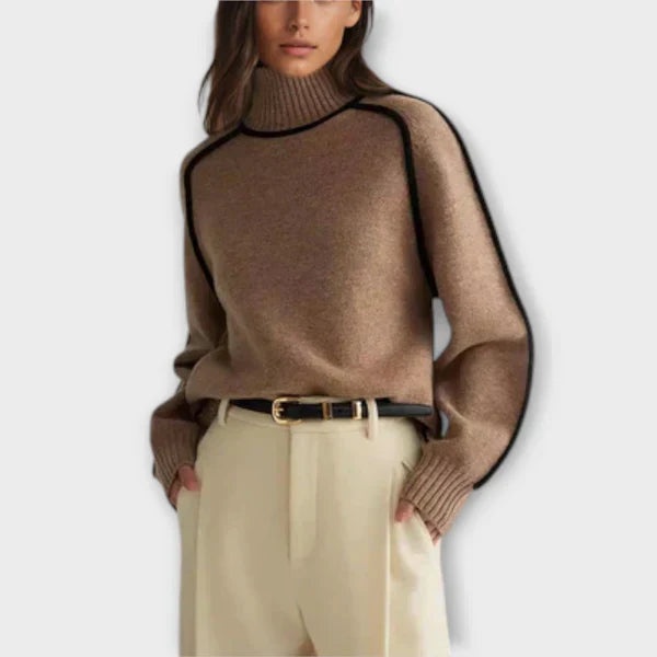 Emilie - Soft and elegant turtleneck sweater