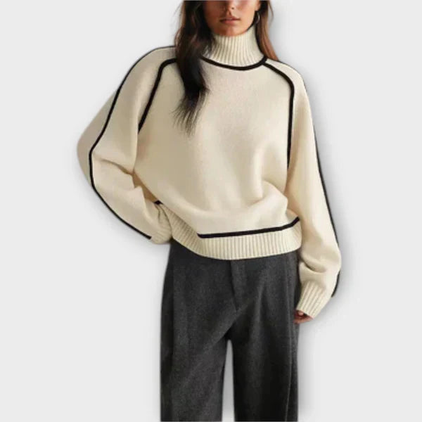 Emilie - Soft and elegant turtleneck sweater