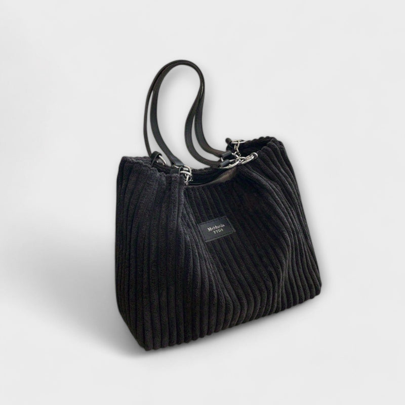 Flair. - Soft corduroy shoulder bag