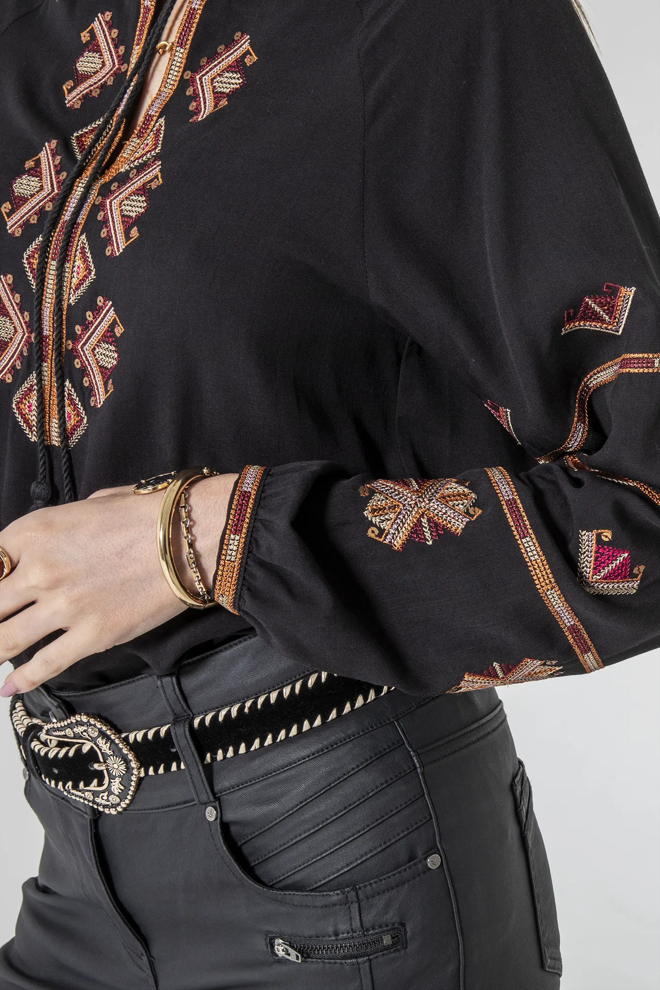Blouse inspiration pirate noir - Image 3