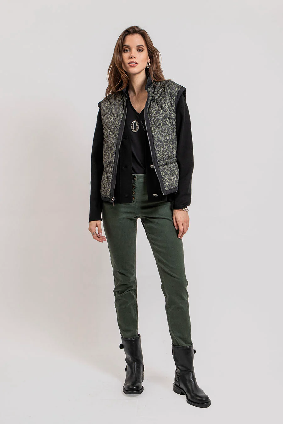 Cardigan coloris noir - Image 3