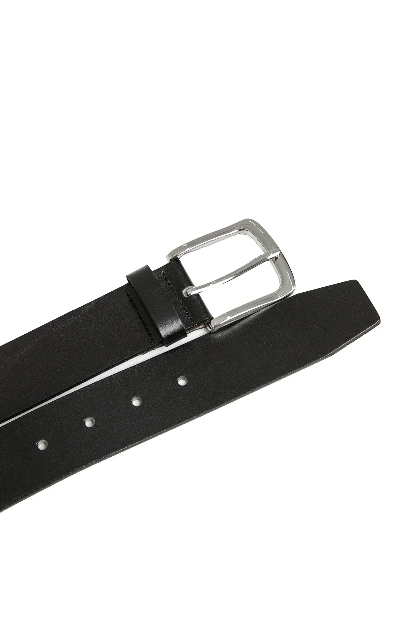 Ceinture en cuir noir - Image 4