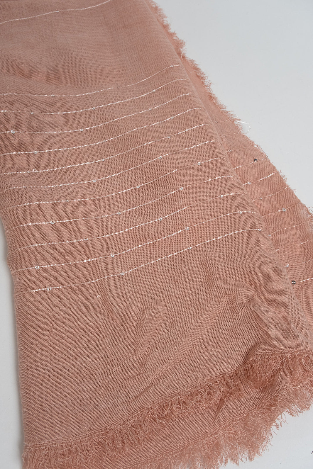 Chèche rose à sequins - Image 3
