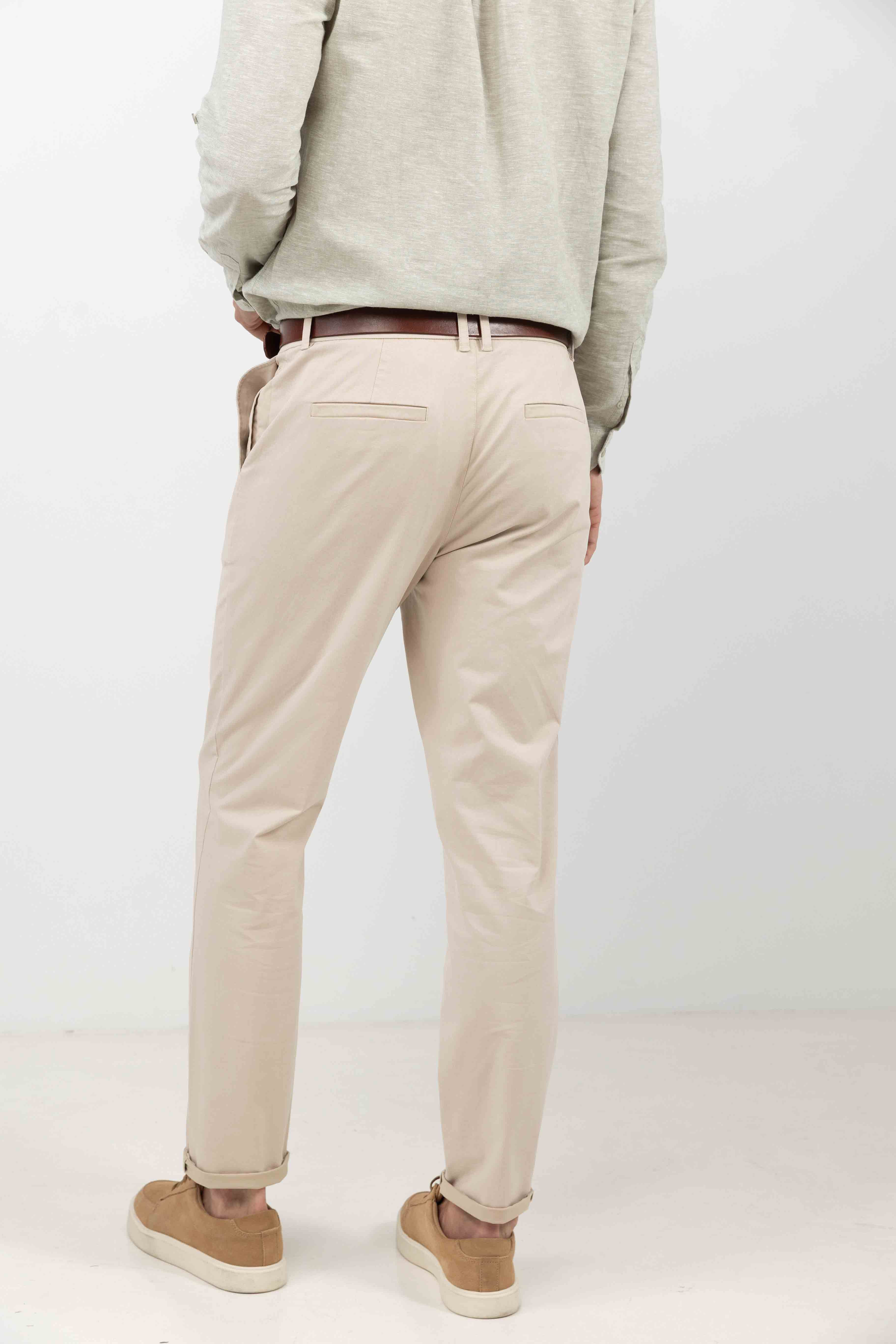 Chino beige stretch élégant - Image 3