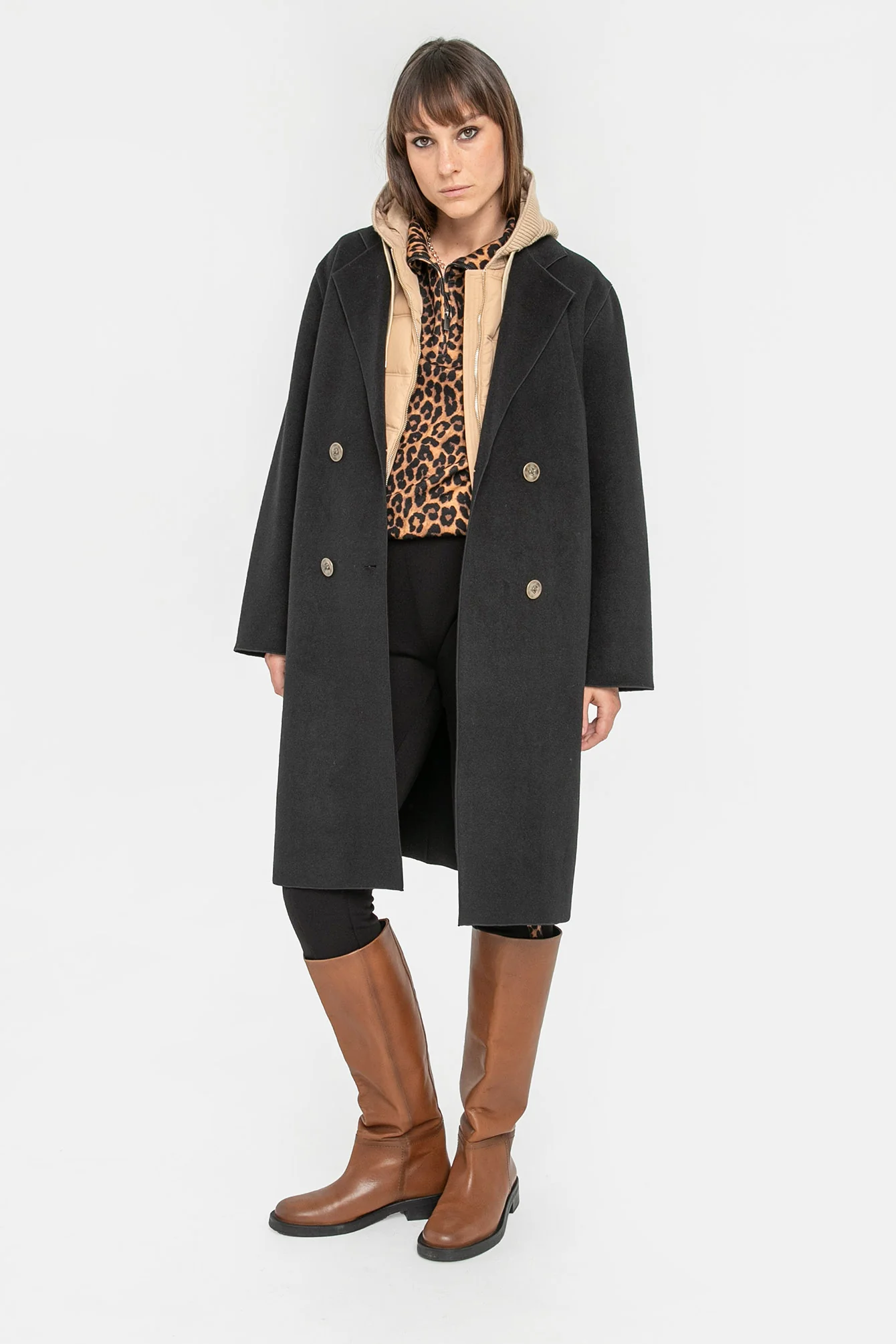 Doudoune sans manches beige - Image 6