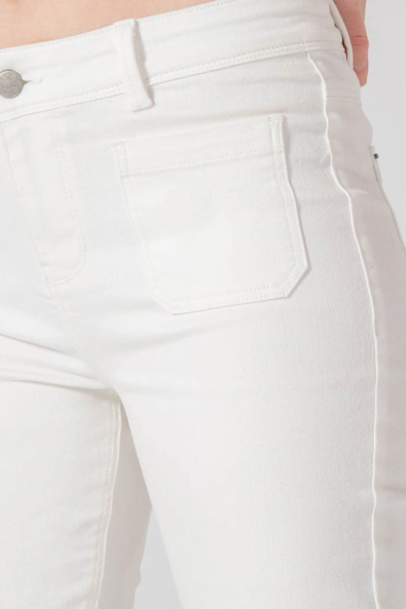 Jean bootcut blanc - Image 3