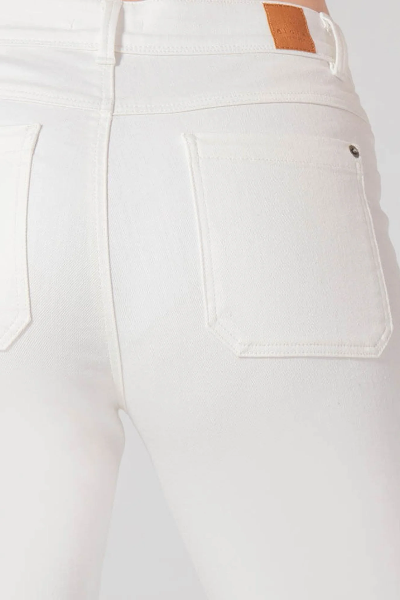 Jean bootcut blanc - Image 4