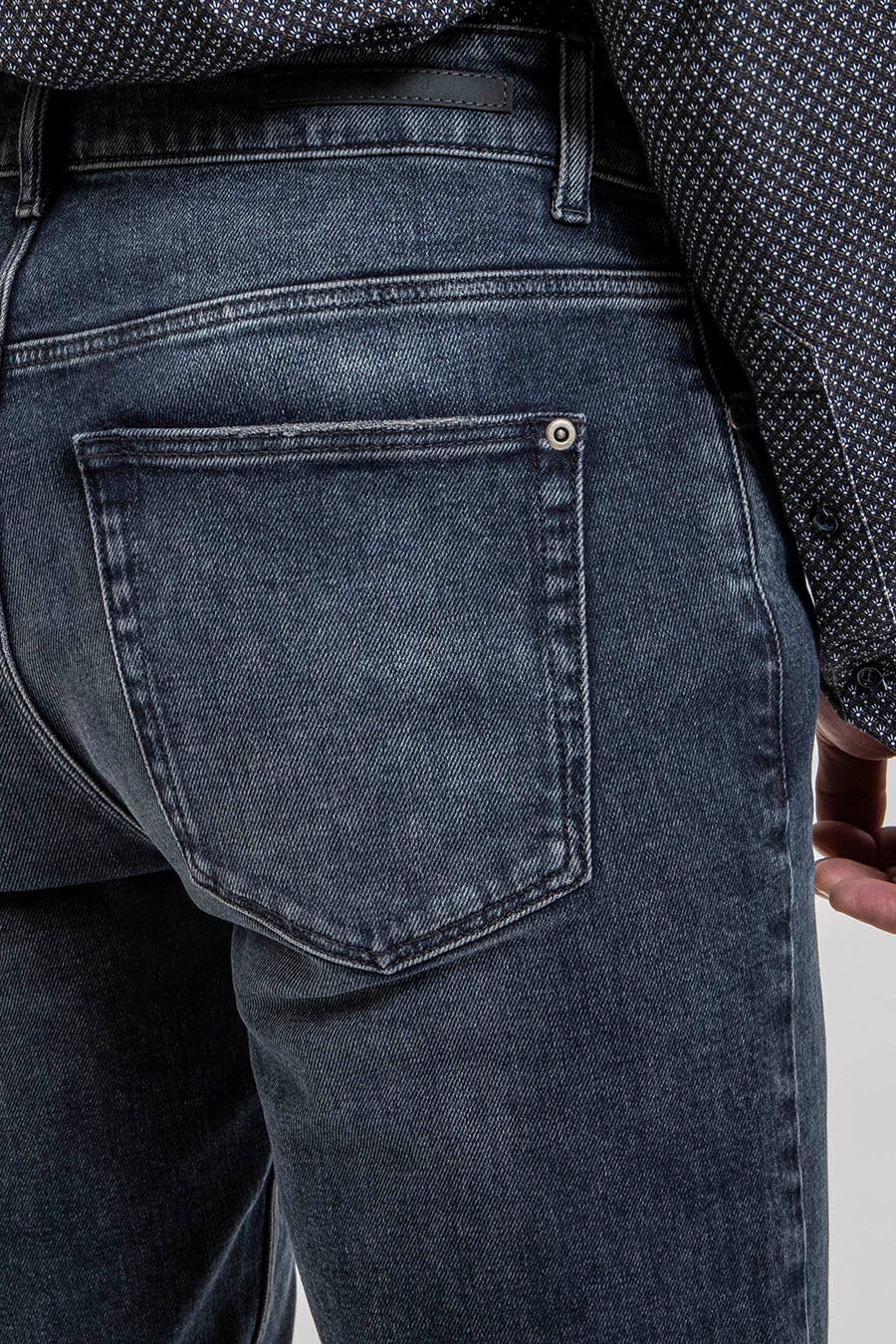 Jean droit bleu homme - Image 4
