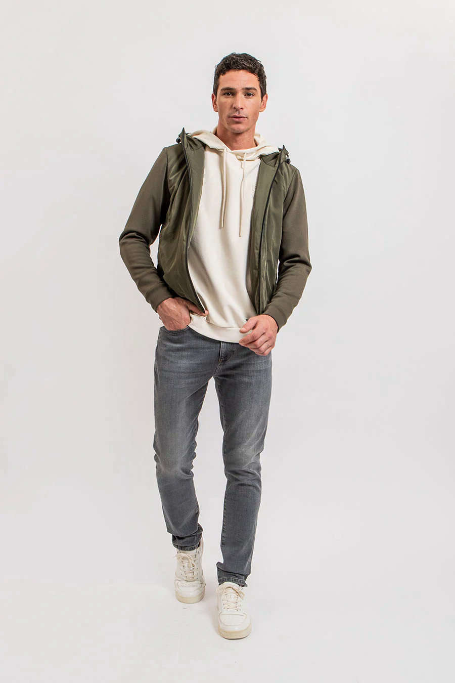 Jean droit gris homme - Image 4
