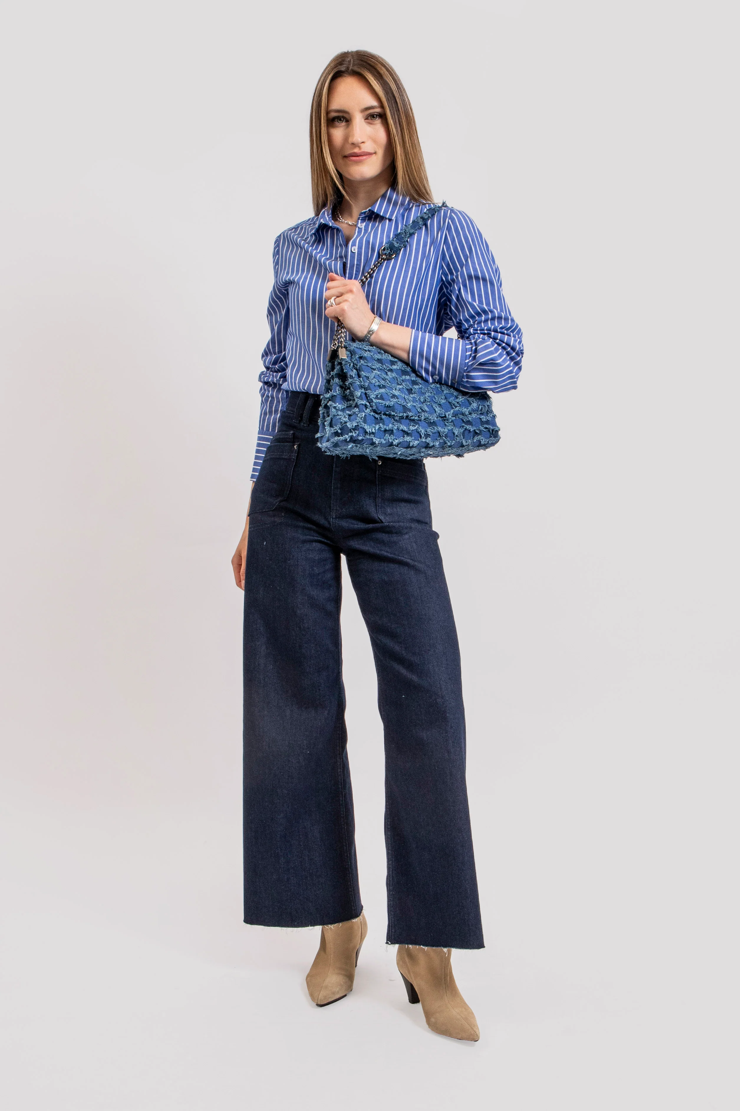 Jean wide leg denim brut - Image 4