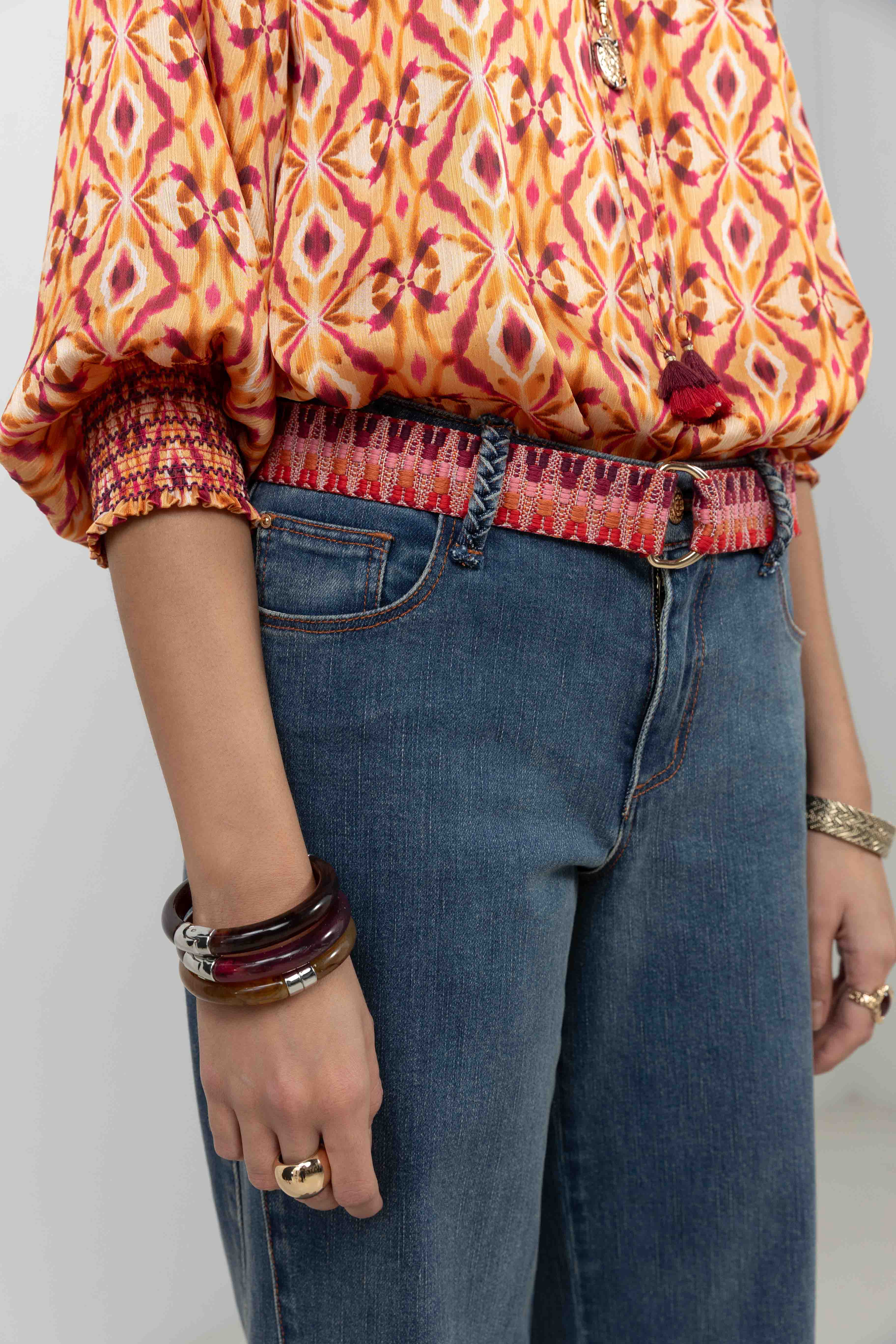 Jean large bleu esprit gypset - Image 3