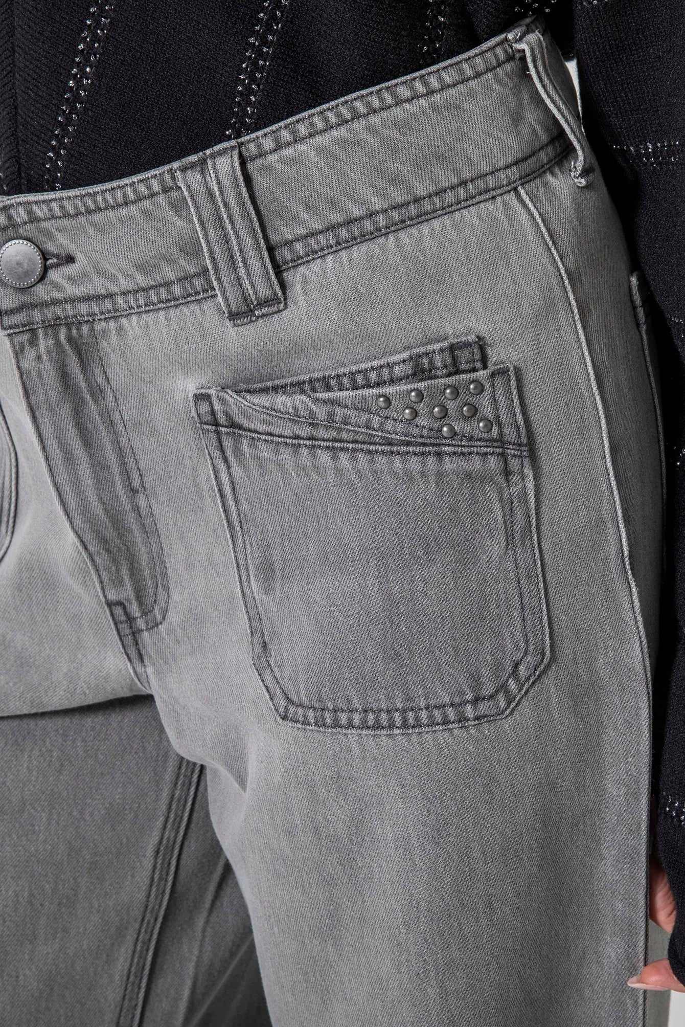 Jean large gris - Image 2