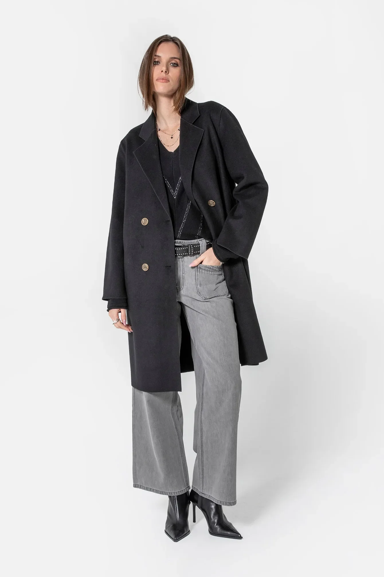 Jean large gris - Image 4