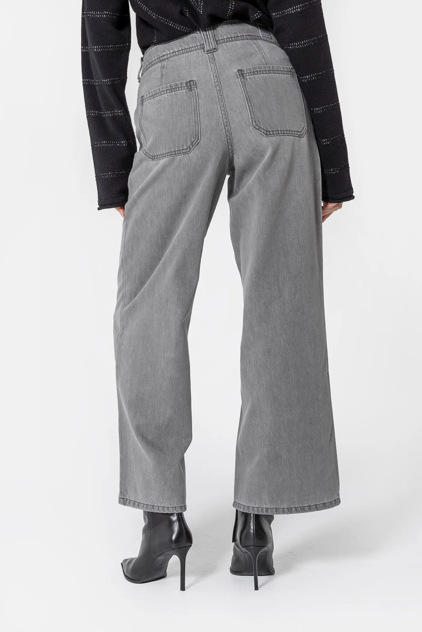 Jean large gris - Image 6
