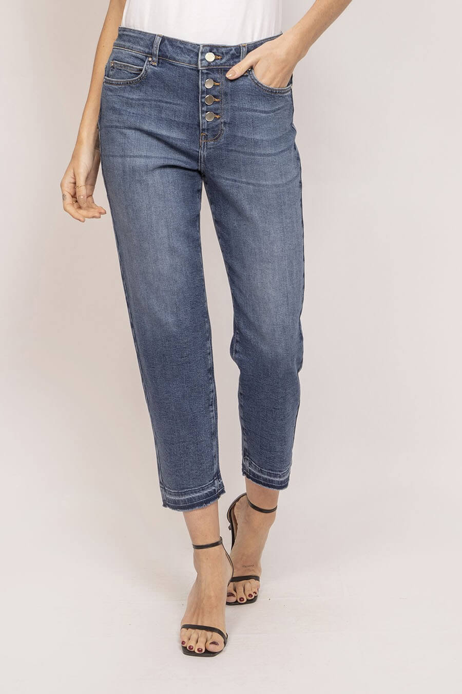 Jean slouchy bleu foncé - Image 2