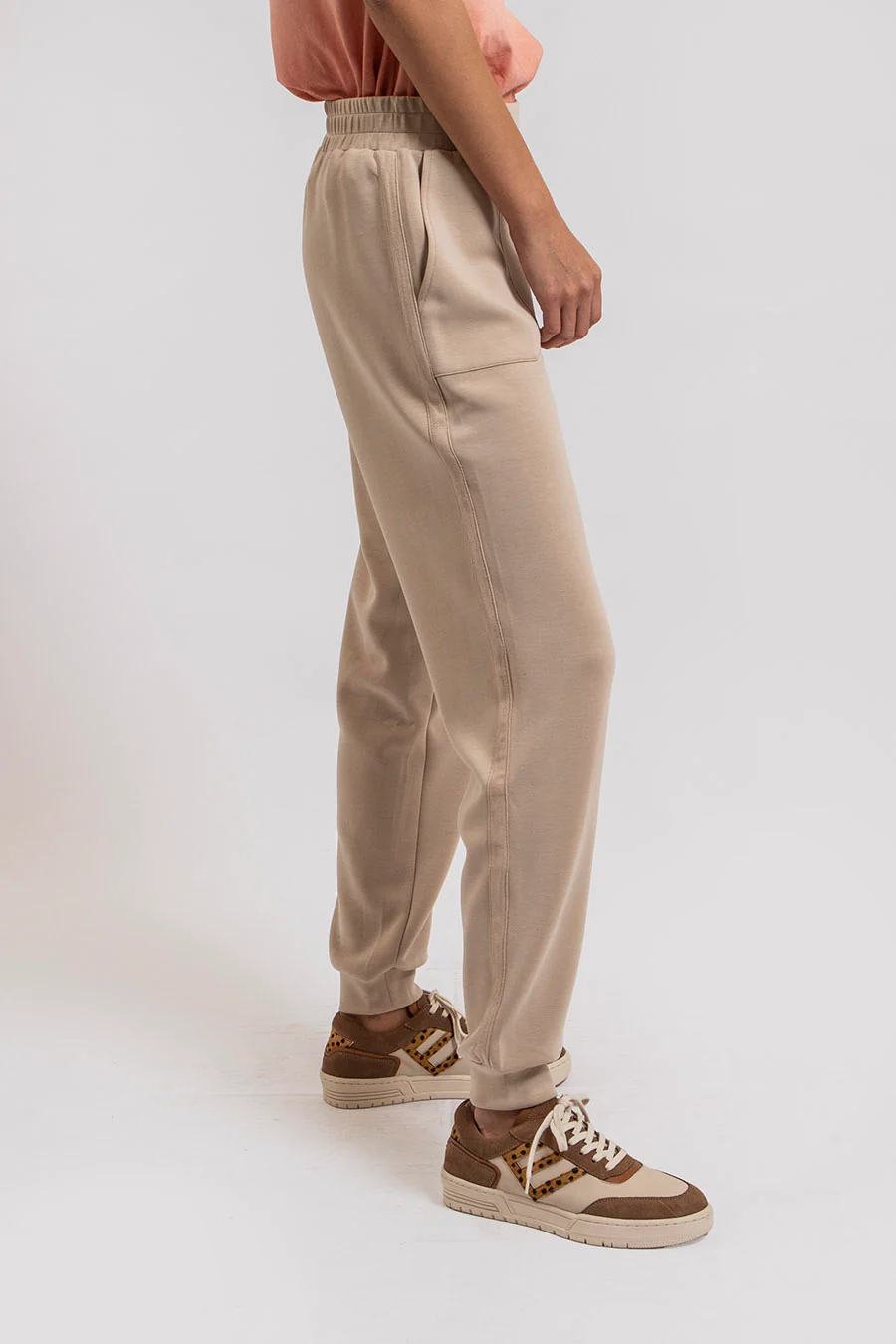 Jogging extra doux beige - Image 3