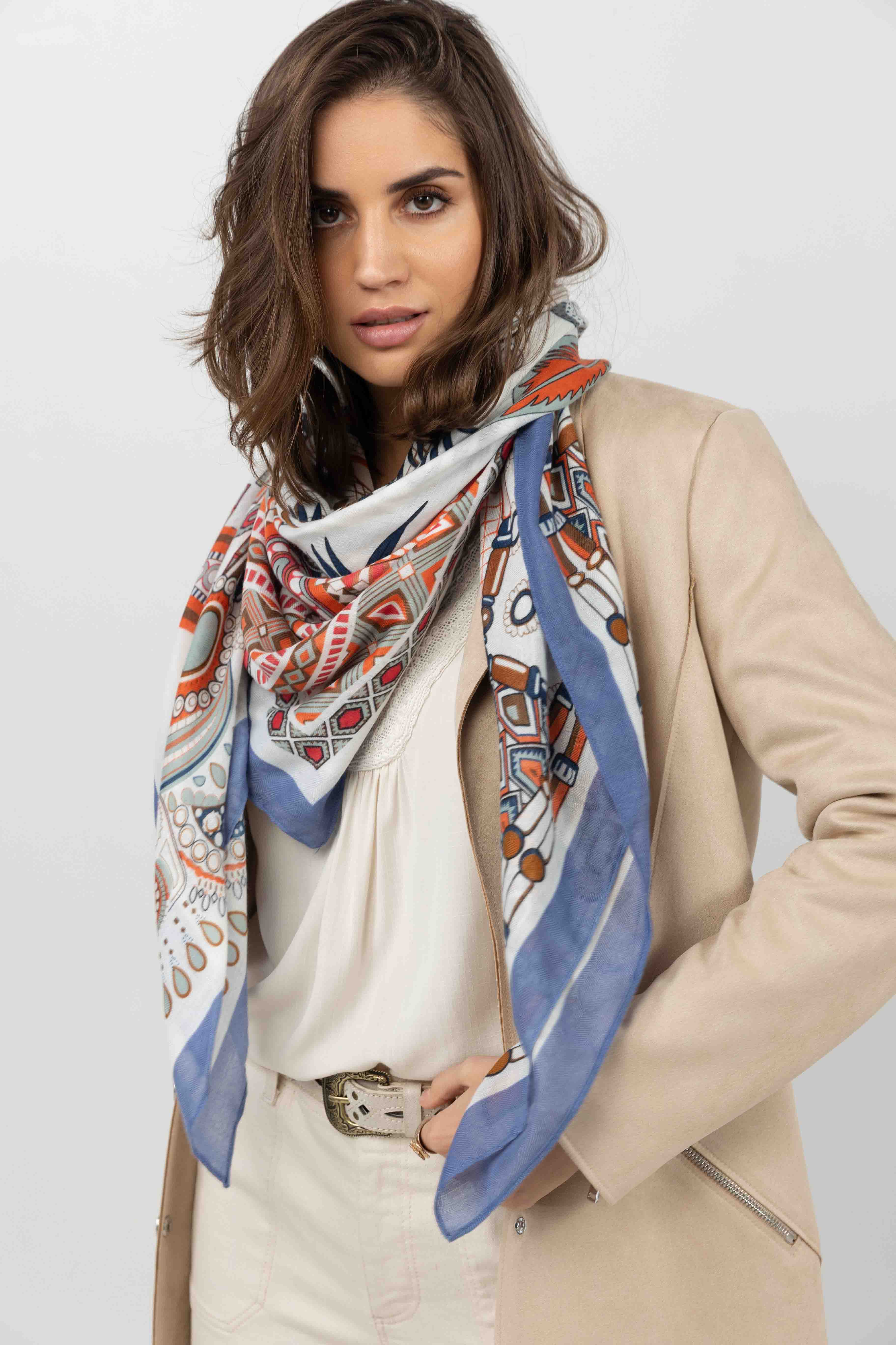 Manteau beige suédé rock chic - Image 5