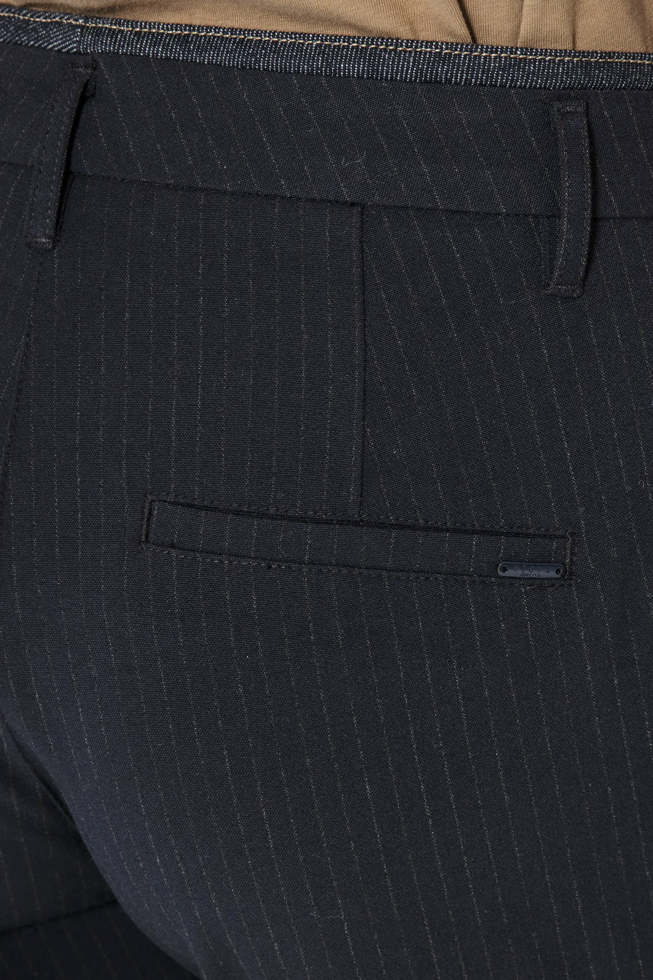 Pantalon bi-matières rayé - Image 6