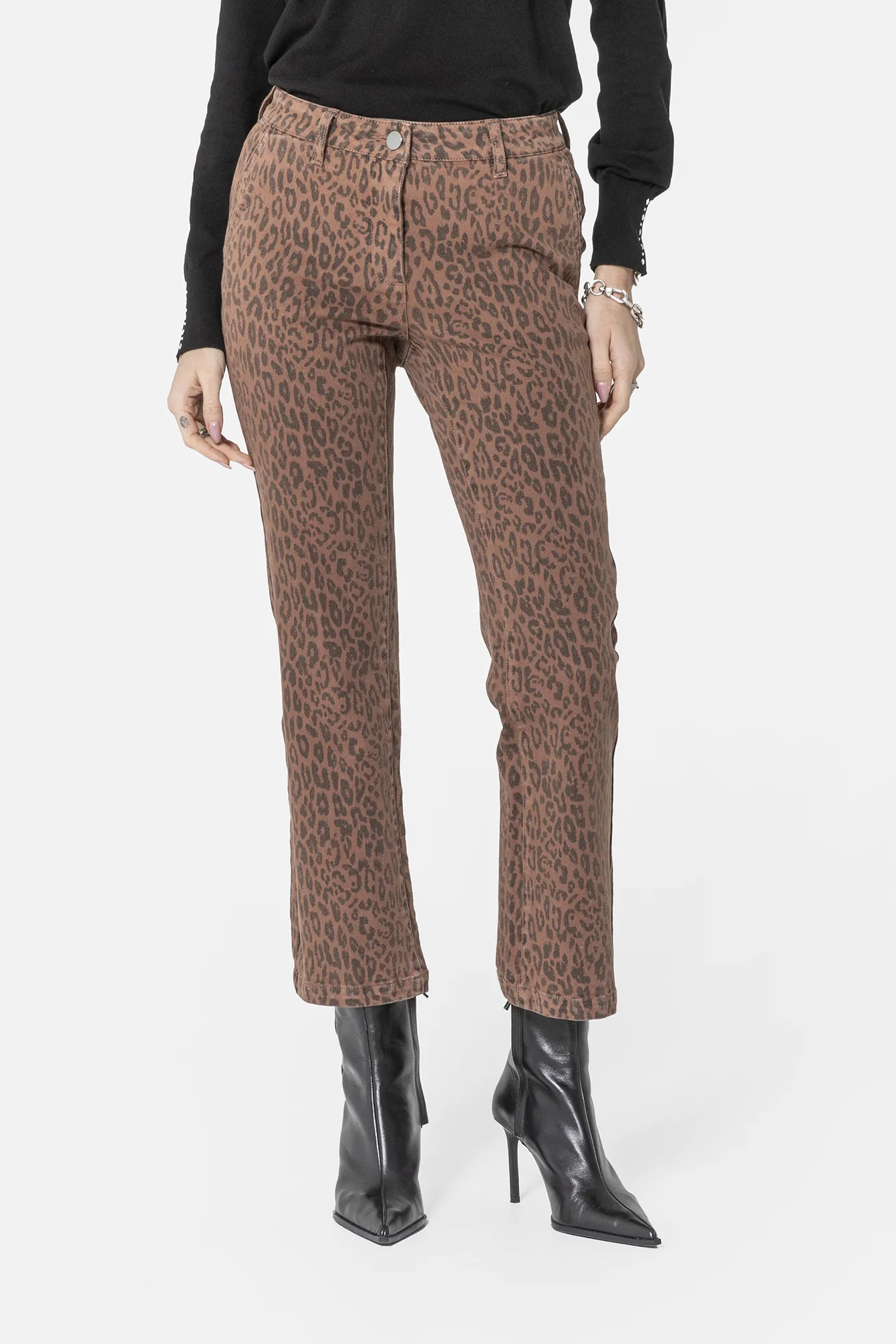 Pantalon bootcut à motif léopard - Image 4