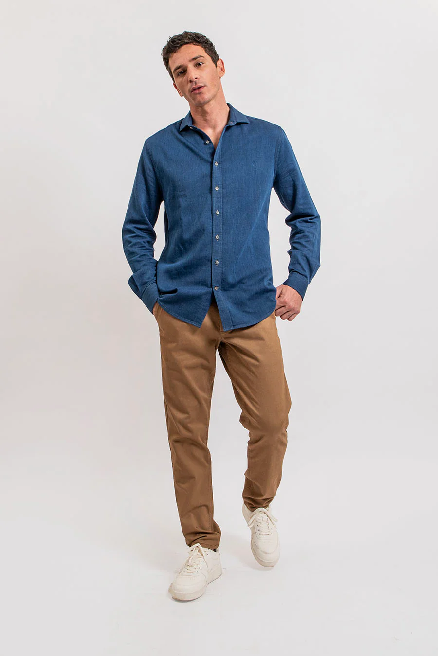 Pantalon chino caramel - Image 4