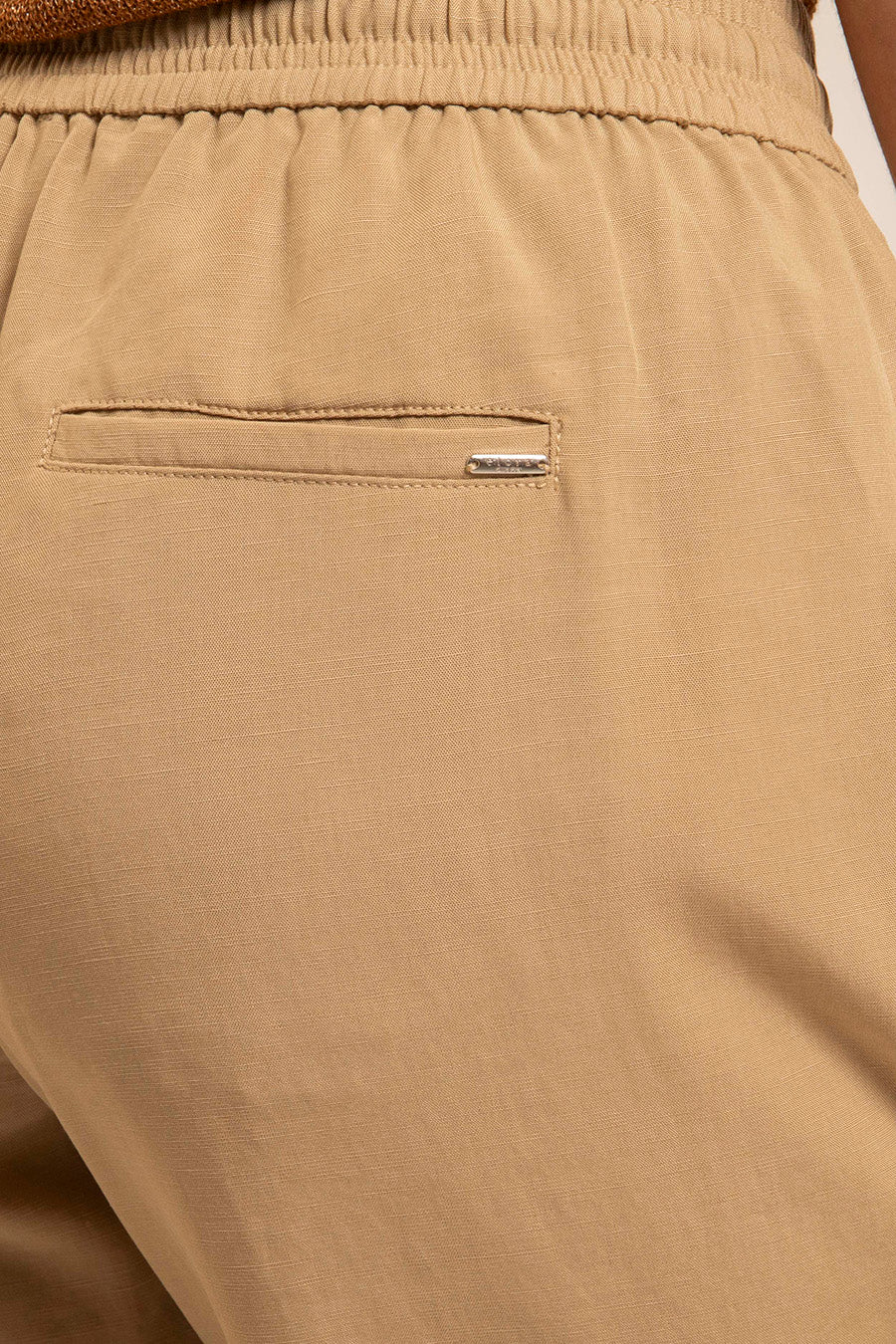 Pantalon en lin beige - Image 4