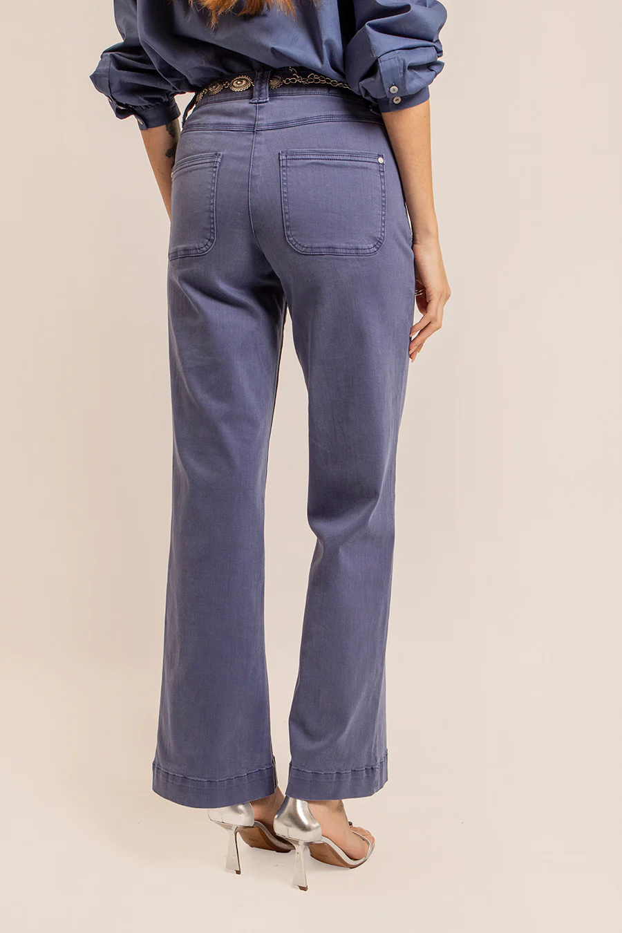 Pantalon évasé lavande - Image 4