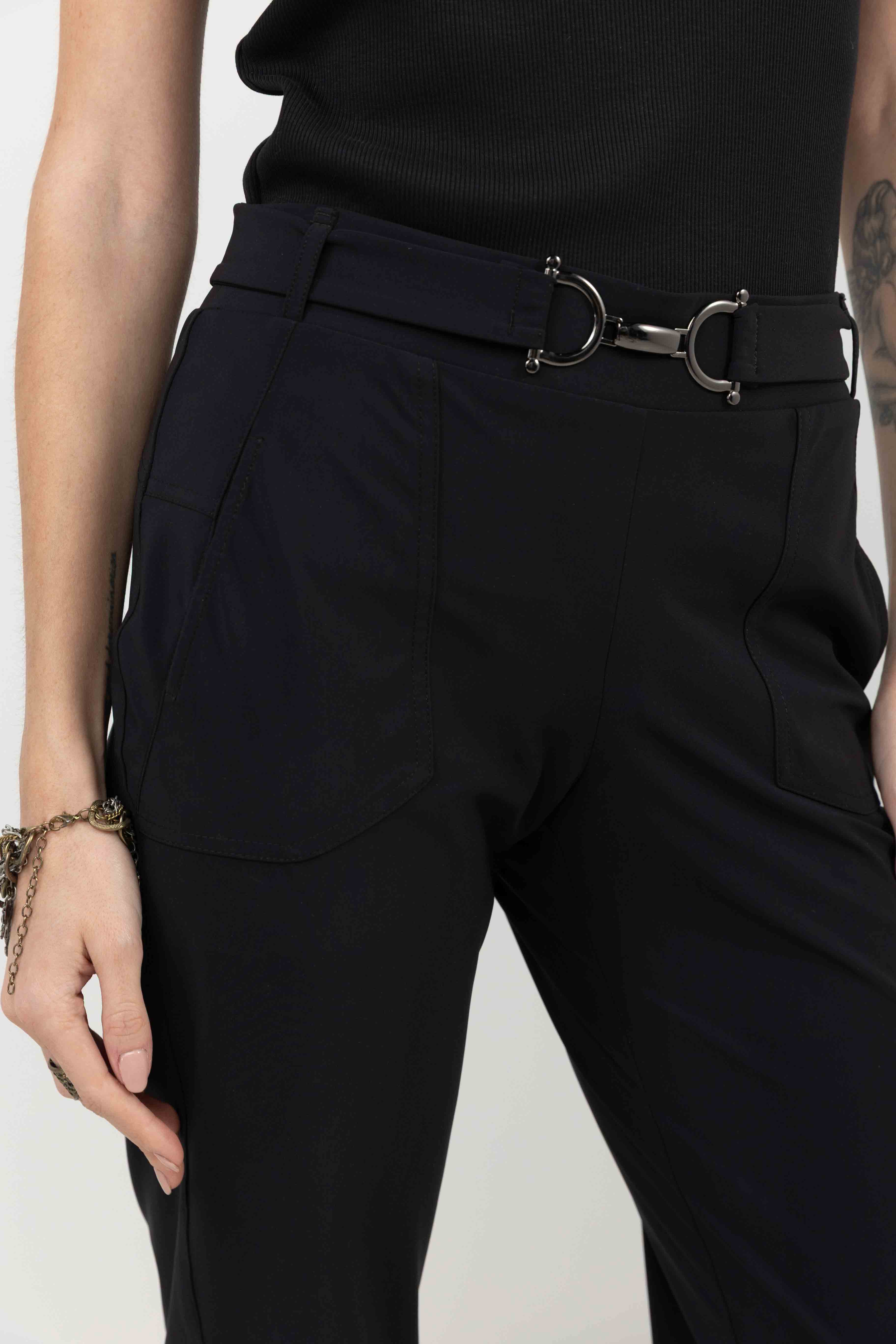 Pantalon noir technique seconde peau - Image 2